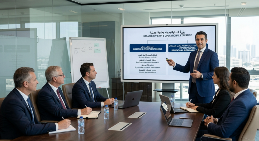 Executive leadership session in progress