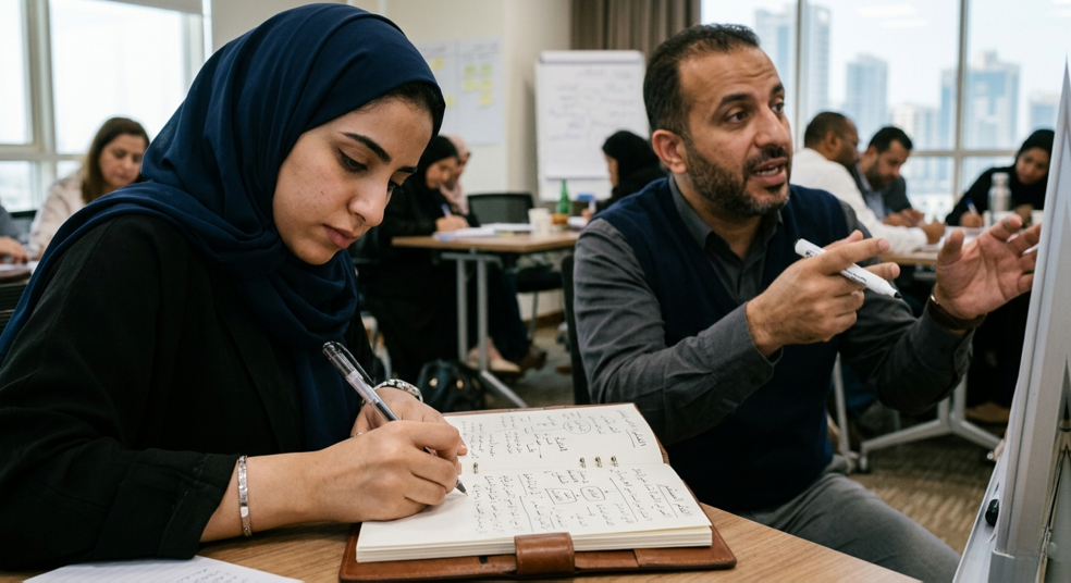 Executive leadership session in progress